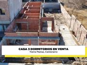 Casa 3 dormitorios a terminar en venta Centenario