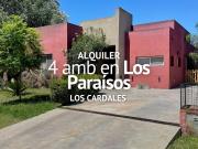 CASA 4 AMBIENTES EN ALQUILER, LOS PARAISOS, LOS CARDALES