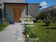 CASA 4 AMBIENTES EN VENTA, BARRIO CERRADO MONET, LOS...