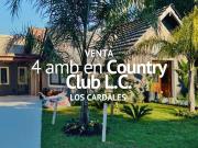 CASA 4 AMBIENTES EN VENTA, COUNTRY CLUB LOS CARDALES