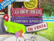 Casa 4 dormitorios en Country Cerro Azul