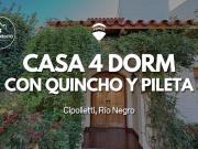 CASA 4 DORMITORIOS EN VENTA | CIPOLLETTI
