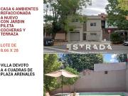 Casa 6 Ambientes refaccionada a nuevo con jardin terraza...