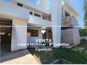 CASA A TERMINAR EN VENTA | 4 DORM | B° CAPELLAN