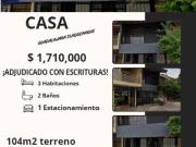 CASA ADJUDICADA CON ESCRITURAS EN TEODOMIRO GUADALAJARA, JAL