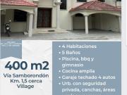 Casa amoblada Urb. Privada Vía Samborondón Km. 1.5, 4...