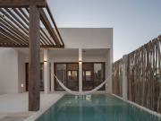 Casa amueblada a 140 m de la playa en renta en San Benito