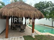 Casa amueblada con alberca en renta Dzitya