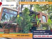 CASA AMUEBLADA EN VENTA EN FRACC. BOSQUE DEL PARAISO, EL...