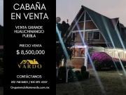 Casa cabaña en venta
