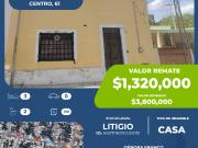 CASA CENTRO MÉRIDA,YUCATAN, GRAN OPORTUNBIDAD EN REMATE...
