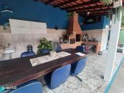 Casa com 5 quartos e área gourmet em Itanhaém