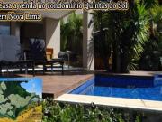 CASA COM ÁREA DE LAZER A VENDA NO CONDOMÍNIO QUINTAS DO...