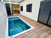 Casa com piscina e suíte no Condomínio Reserva Ipanema