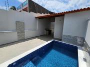 Casa com Piscina lado Praia em Itanhaém, 350 metros do Mar