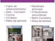 Casa con 105 m2 superficie de terreno, 3 recámaras en...