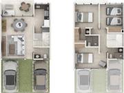 Casa con alberca, canchas de basquet, de padel,...