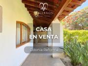 CASA CON JARDÍN EN VENTA EN COLONIA REFORMA