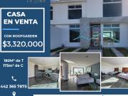 Casa con Roof Garden en 3er piso