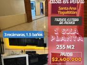 Casa de 1 Planta en Venta, Santa Ana Tlapaltitlán en...