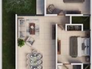 CASA DE 1 SOLA.PLANTA EN PREVENTA UBICADA EN CONKAL