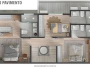 CASA DE 208m² À VENDA COM 3 SUITES E QUINTAL PRIVATIVO...