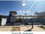 Casa de 3 dormitorios con quincho y departamento