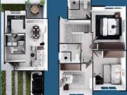 Casa de 3 Habitaciones en venta en Playa del Carmen a 15...