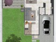 Casa de alto padrão em condomínio com 3 quartos, 1...
