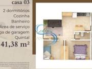 Casa de Condomínio com 2 dorms, Maracanã, Praia Grande...