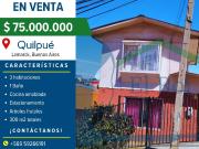 CASA DE DOS PISOS CON AMPLIO PATIO – QUILPUÉ