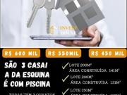 Casa de esquina 3/4 1 suíte com pscina no Chácaras...