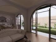 Casa de tres dormitiorios con jardín y terraza