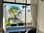 Casa de una planta en renta amueblada en privada en Cholul