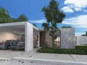 Casa de una planta con alberca privada y terraza en...