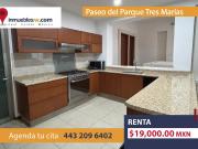 CASA DE UNA PLANTA EN RENTA EN PASEO DEL PARQUE TRES...