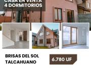 CASA DOS NIVELES, 4 DORMITORIOS, BRISAS DEL SOL, TALCAHUANO