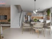 Casa em Condomínio, 3 quartos 1 sendo suíte, 143.15 m² à...