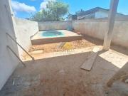 Casa em construção no bairro Coroados