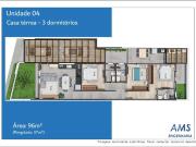 Casa em Pontal de Santa Marina, Caraguatatuba/SP de 88m²...