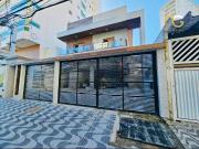 Casa em Vila Guilhermina, Praia Grande/SP de 62m² 2...