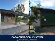 Casa en 2 Plantas y Local Comercial