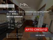 Casa en 4 ambientes en Don Bosco Apto Credito
