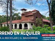 CASA EN ALQUILER CON AMPLIO TERRENO BAIGORRIA