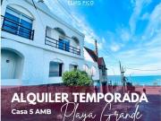 Casa en alquiler en Playa Grande