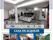 Casa en Alquiler en San Antonio de Los Altos Miranda 3 hab
