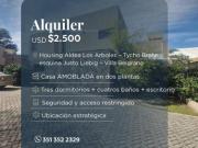 Casa en alquiler en Villa Belgrano