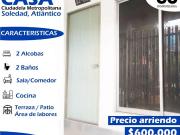 Casa en arriendo Carrera 9f 54 45, Soledad, Atlántico, Col