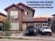 Casa en Arriendo en Lampa 3 dormitorios 3 baños