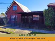 Casa en Arriendo en Temuco 3 dormitorios 1 baño
